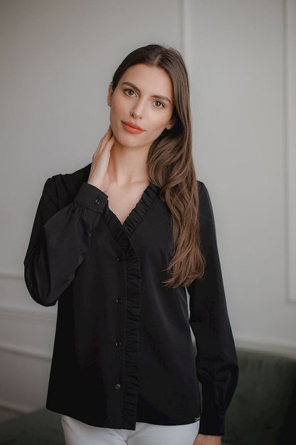  Bluzka Model L077 Black - Lenitif 