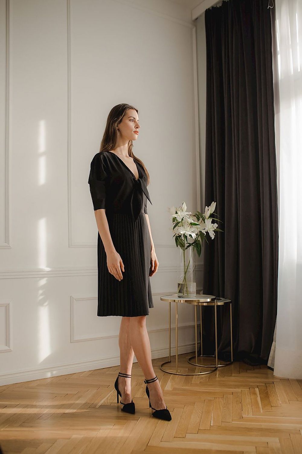  Sukienka Model L076 Black - Lenitif 