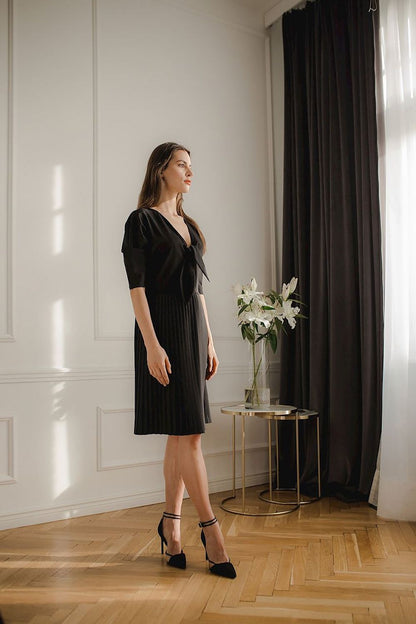   Sukienka Model L076 Black - Lenitif 