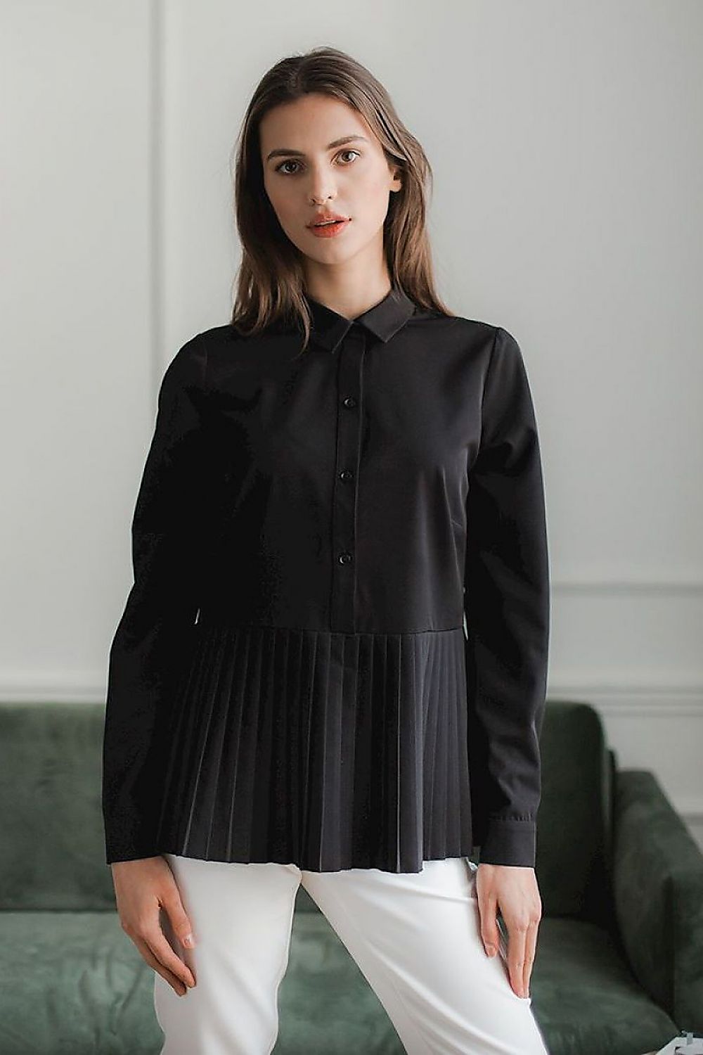   Bluzka Model L089 Black - Lenitif 