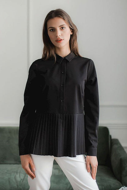   Bluzka Model L089 Black - Lenitif 