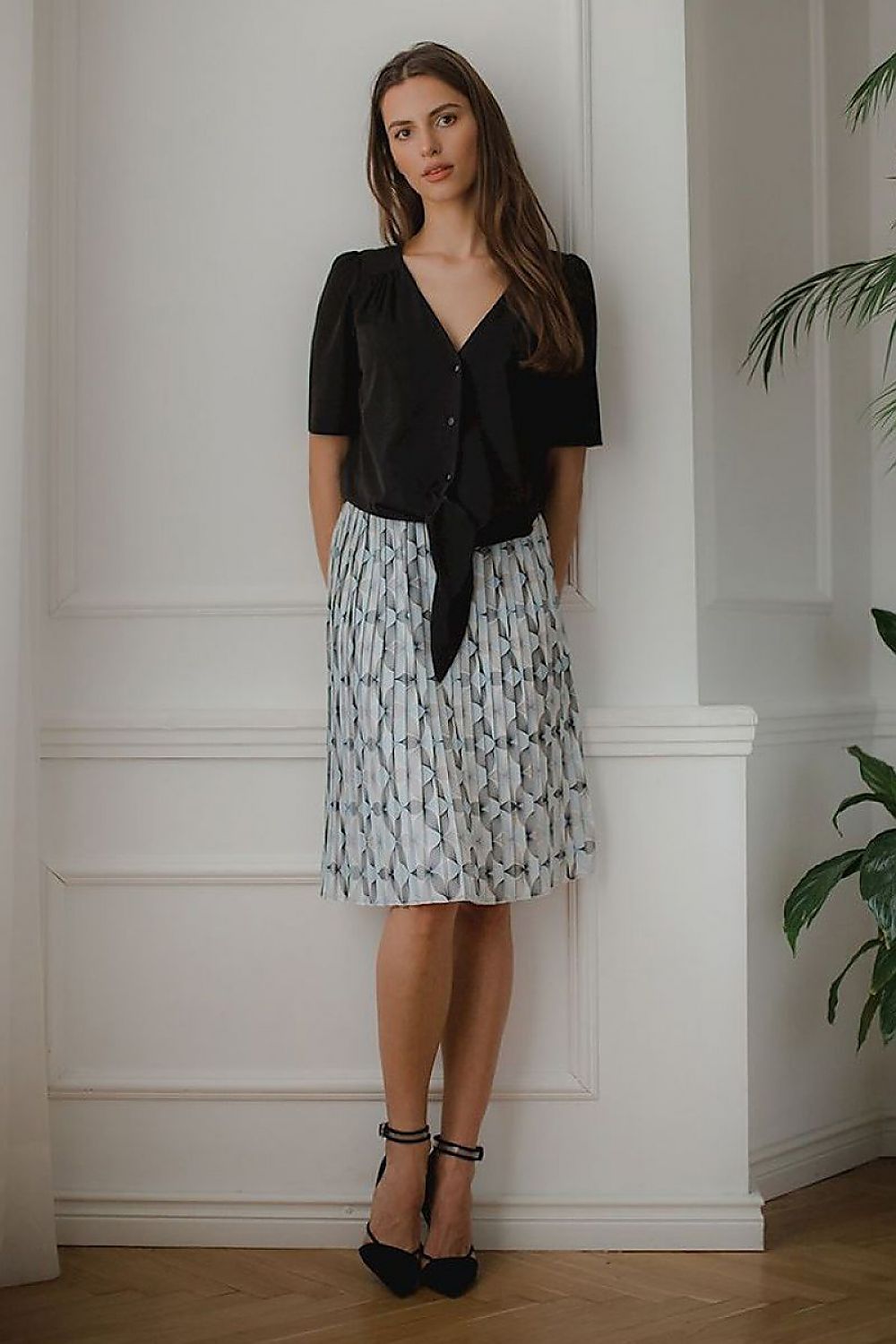   Bluzka Model L081 Black - Lenitif 