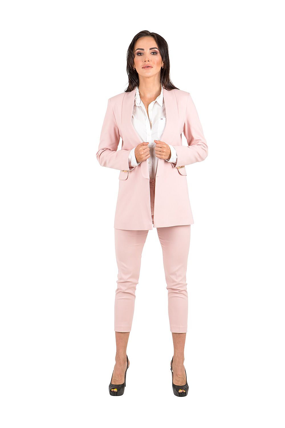   Marynarka Damska Model 09 Dirty Pink - Cabba 
