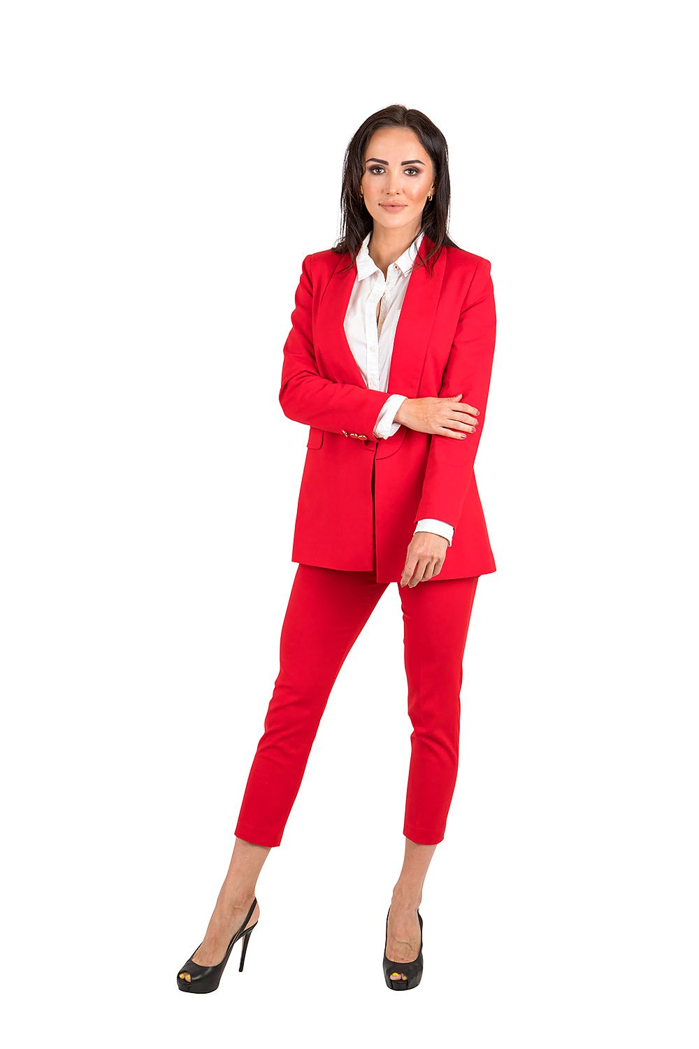   Marynarka Damska Model 09 Red - Cabba 