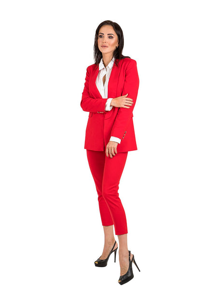   Marynarka Damska Model 09 Red - Cabba 