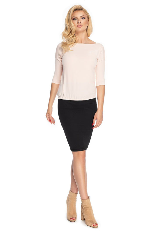   Bluzka Model 0171 Powder Pink - PeeKaBoo 