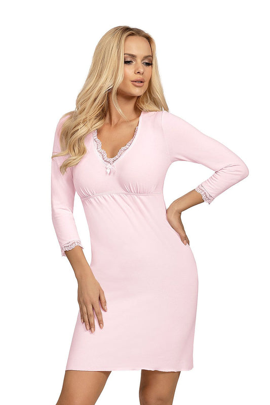  Koszulka nocna Koszula Nocna Model Blanka Pink - Donna 