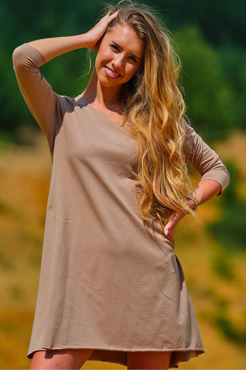  Sukienka Model M243 Beige - Infinite You 