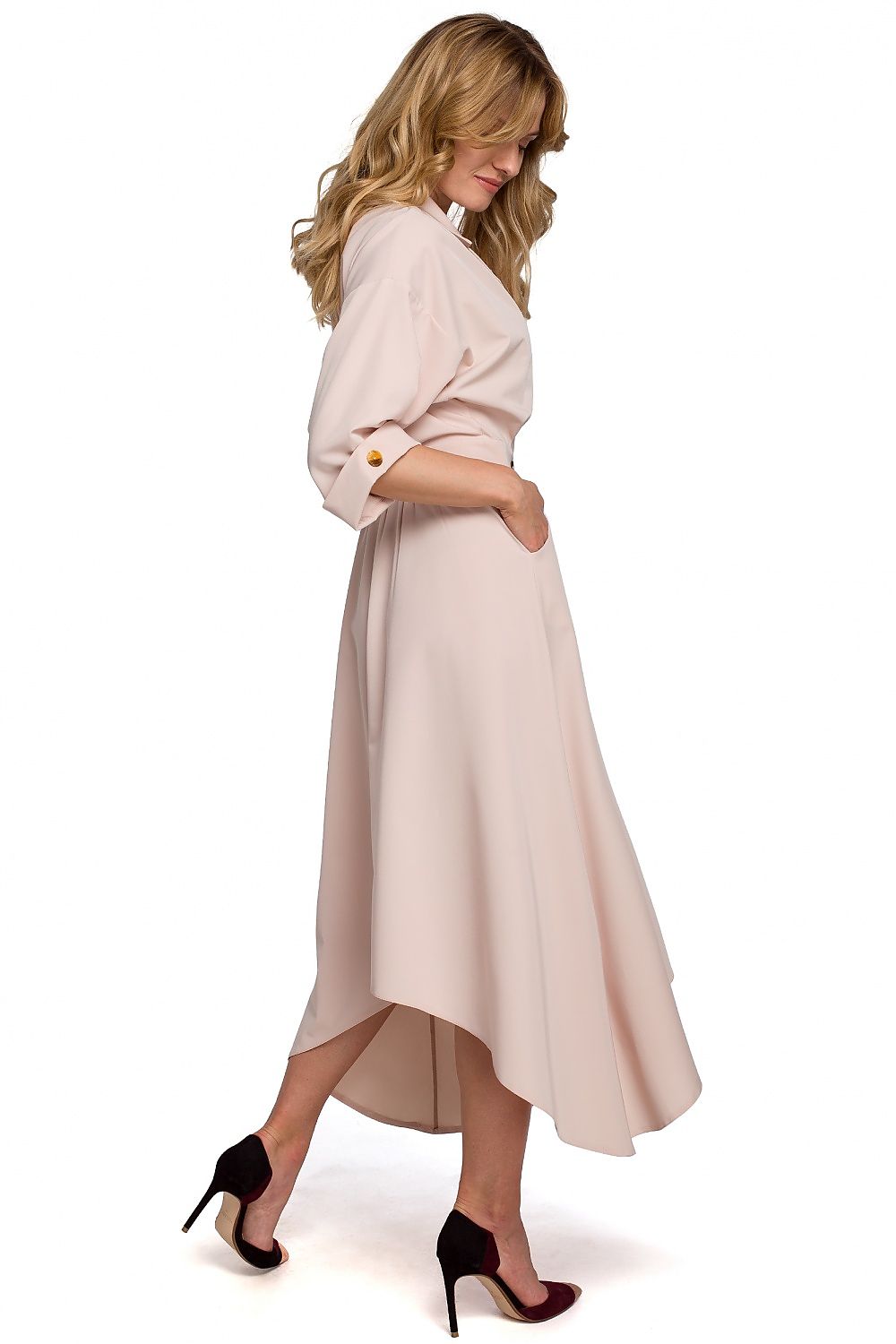  Sukienka Model K086 Beige - Makover 