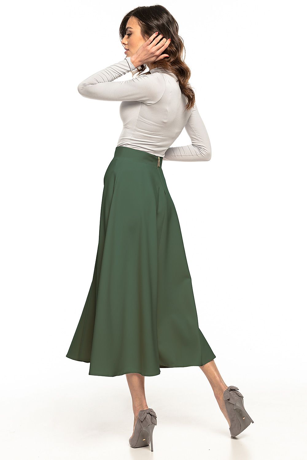  Spódnica Model T332/14 Khaki - Tessita 