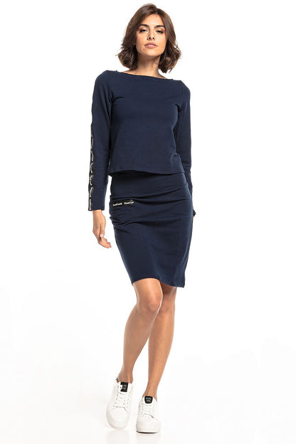  Spódnica Model T329/4 Navy - Tessita 