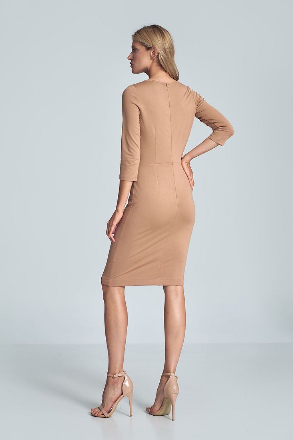  Sukienka Model M715 Beige - Figl 