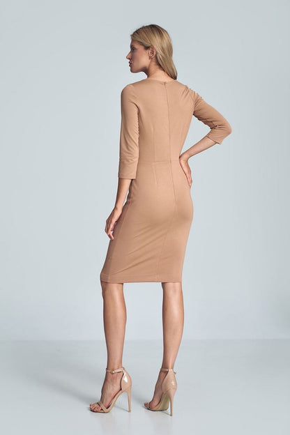  Sukienka Model M715 Beige - Figl 