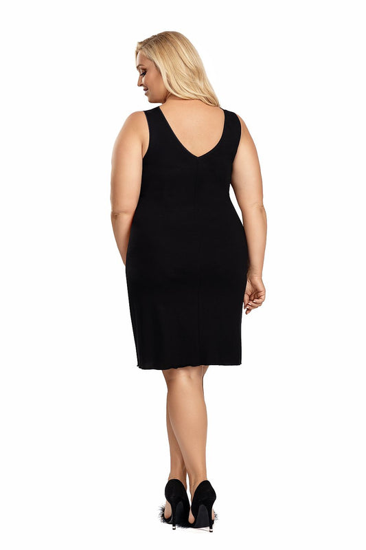  Koszulka nocna Koszulka Model Patrizia Plus Black - Donna 