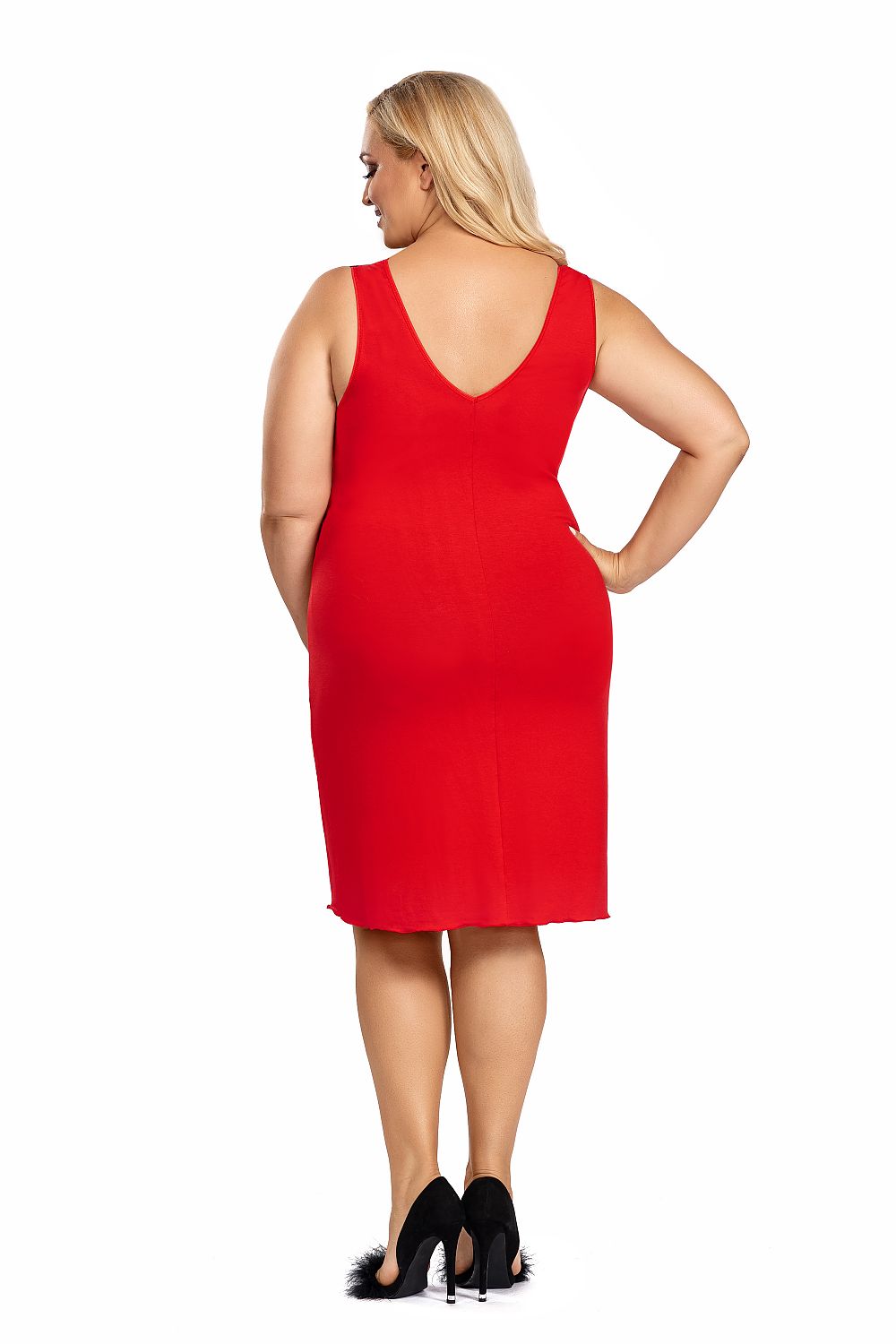  Koszulka nocna Koszulka Model Patrizia Plus Red - Donna 