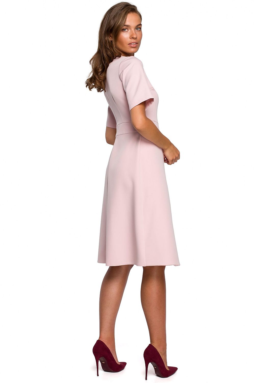  Sukienka Model S240 Powder Pink - Stylove 