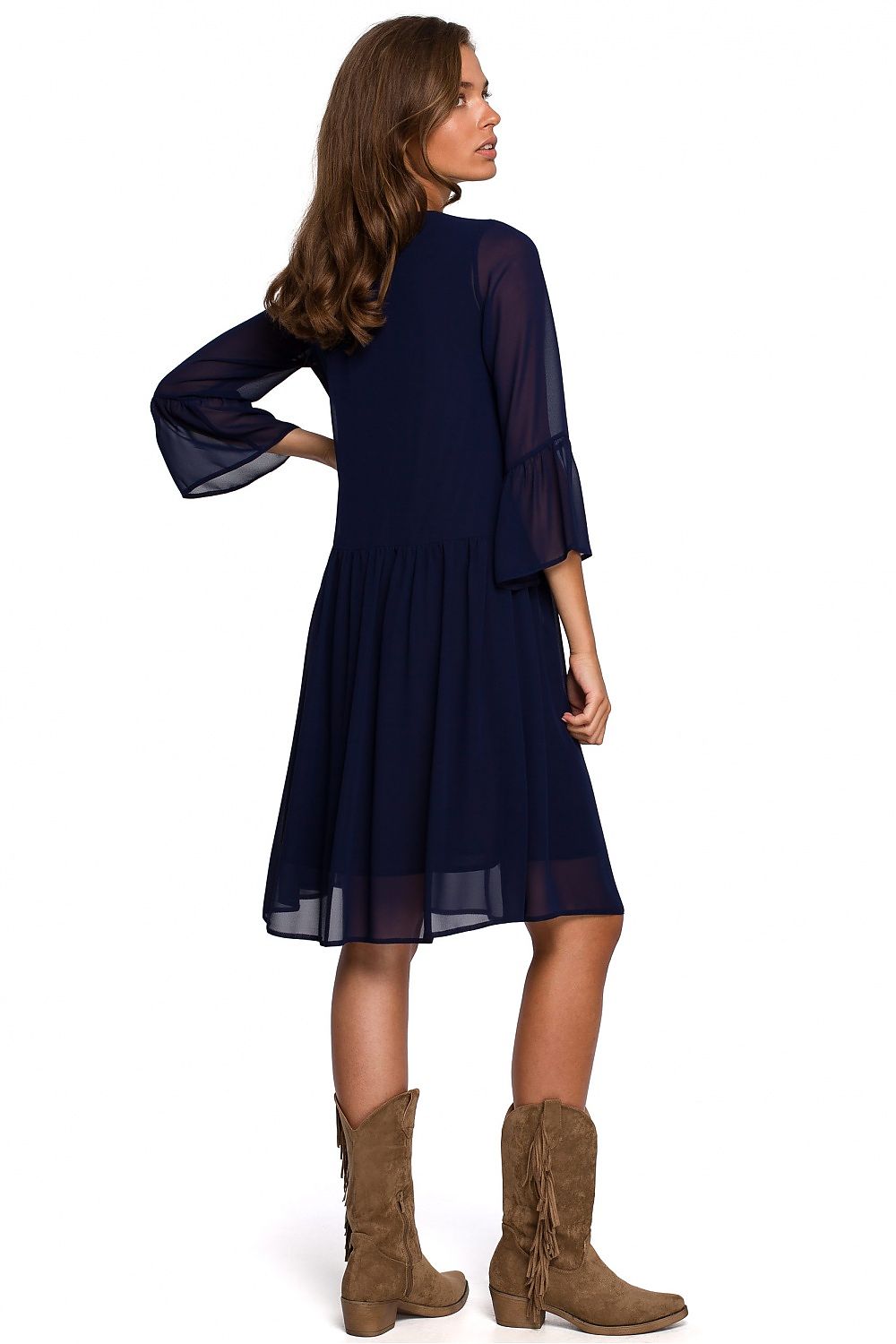   Sukienka Model S236 Navy - Stylove 