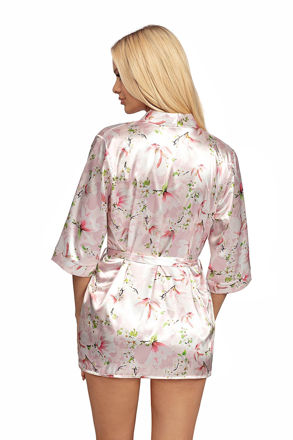 Szlafrok Peniuar Model Donatella 03 Pink - Donna 