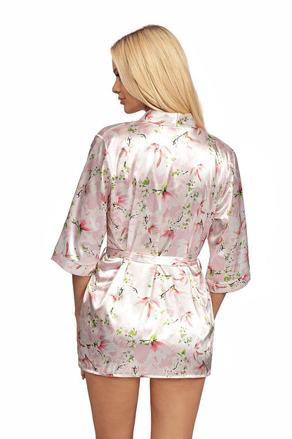  Szlafrok Peniuar Model Donatella 03 Pink - Donna 