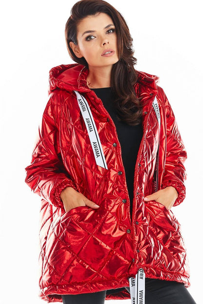   Kurtka Damska Model A385 Red Pikówka - awama 