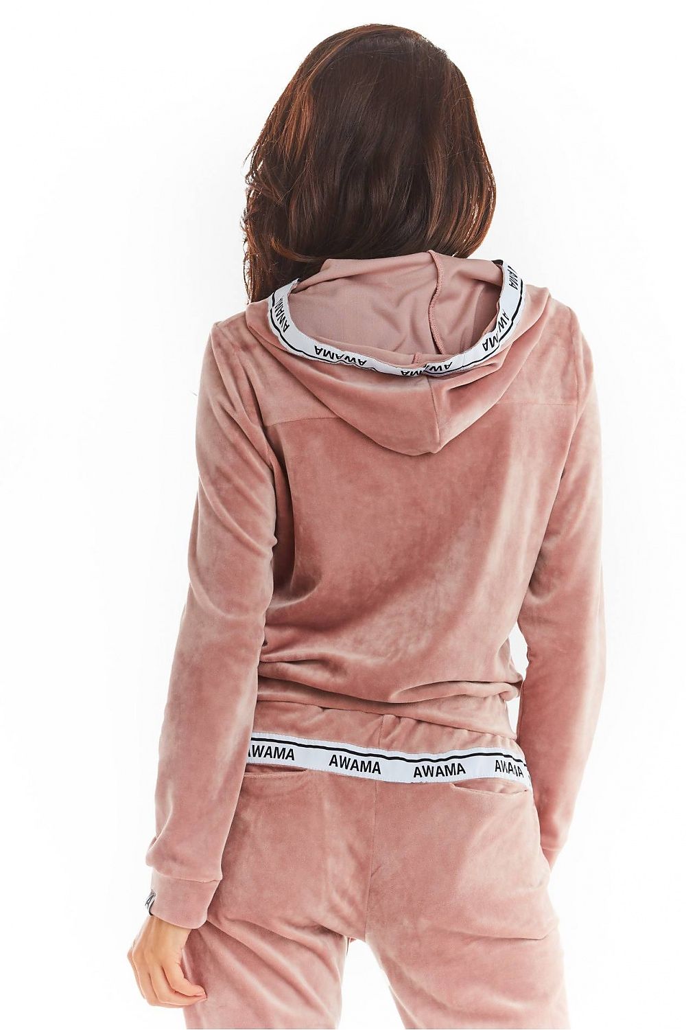   Bluza Damska Model A373 Pink Welur - awama 