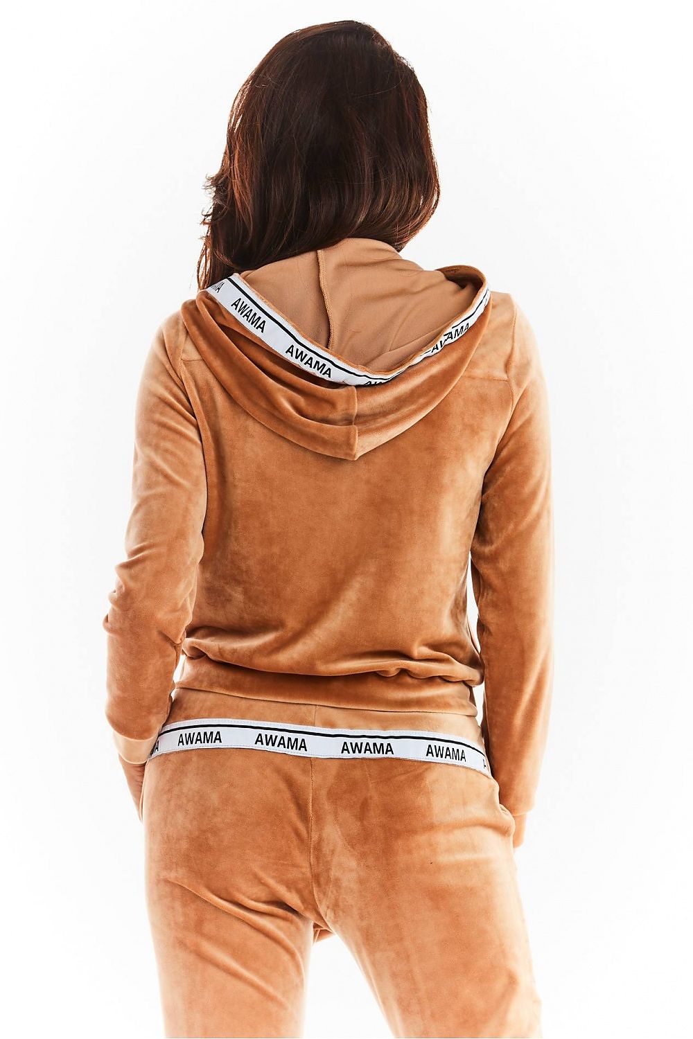   Bluza Damska Model A373 Beige Welur - awama 
