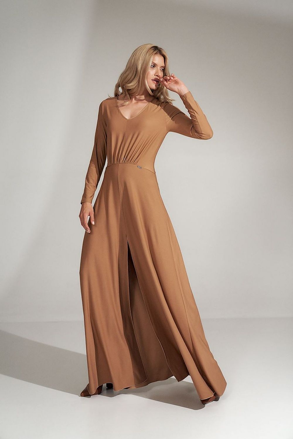  Sukienka Model M727 Beige - Figl 