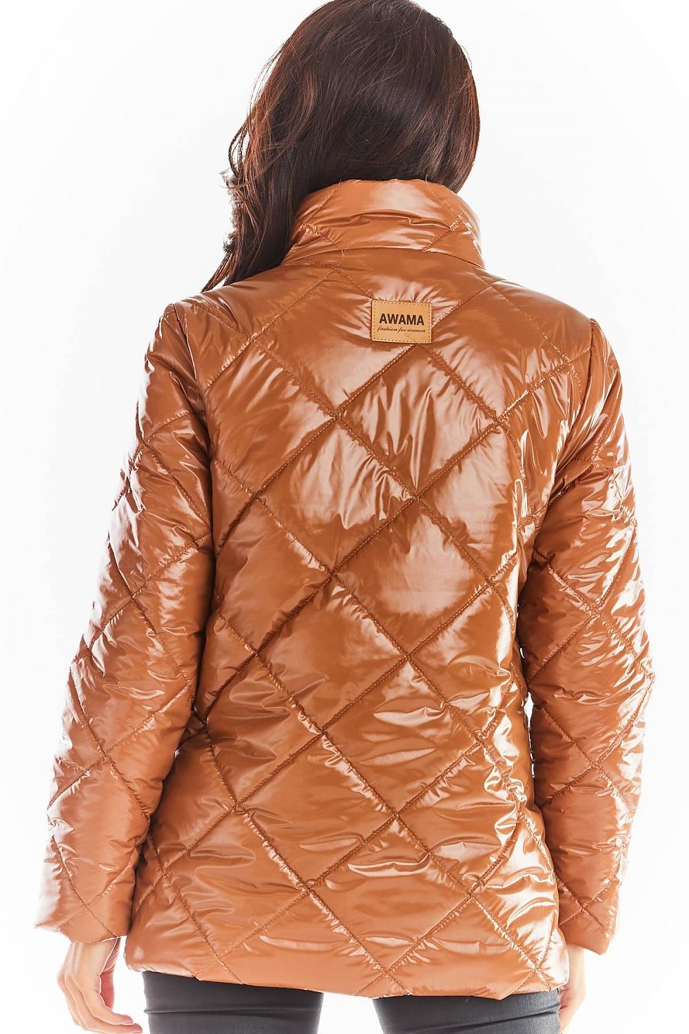   Kurtka Damska Model A384 Pikówka Beige - awama 