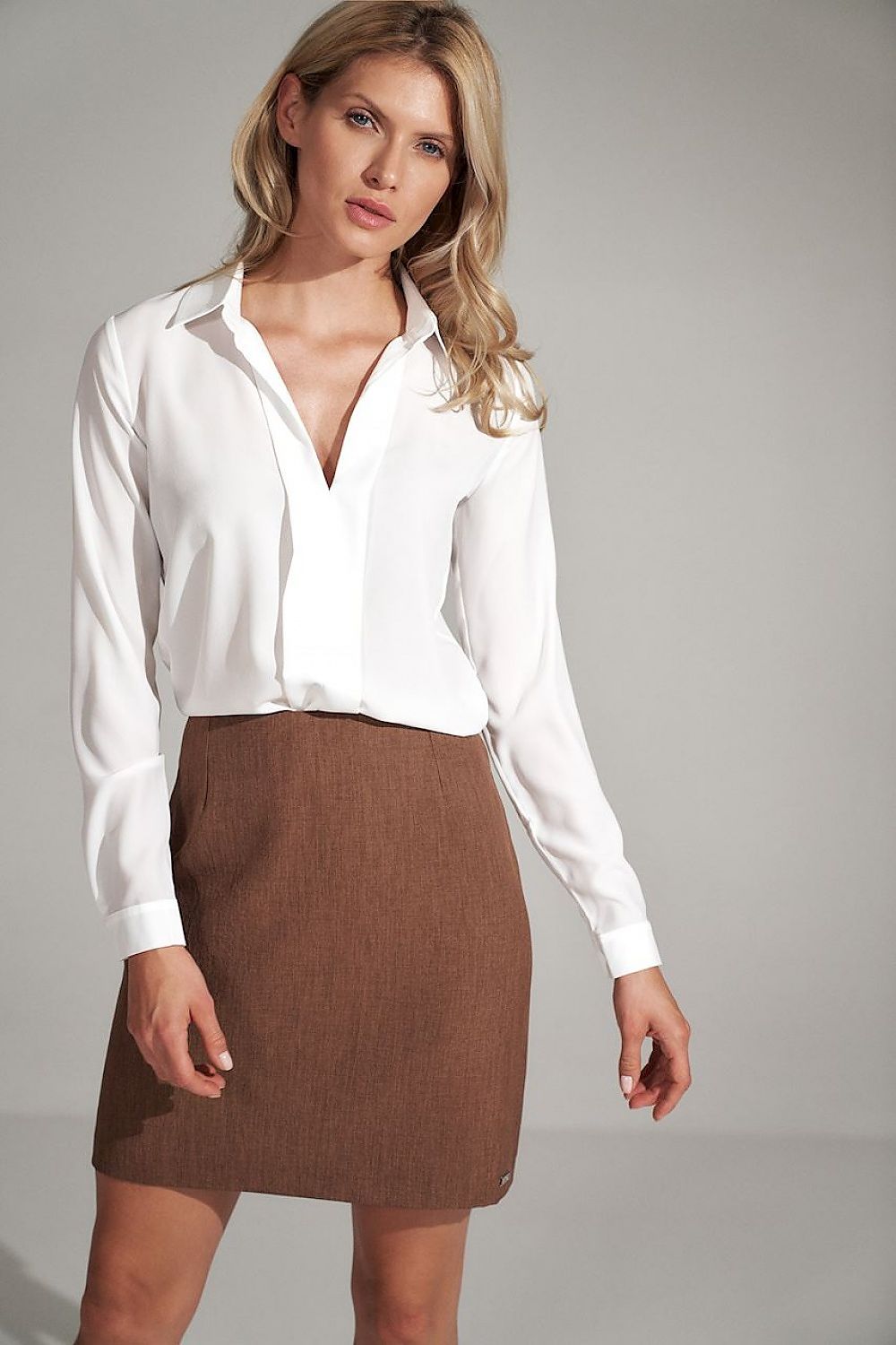  Spódnica Model M723 Brown - Figl 