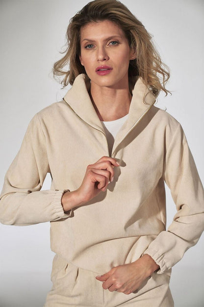   Bluza Damska Model M741 Beige - Figl 
