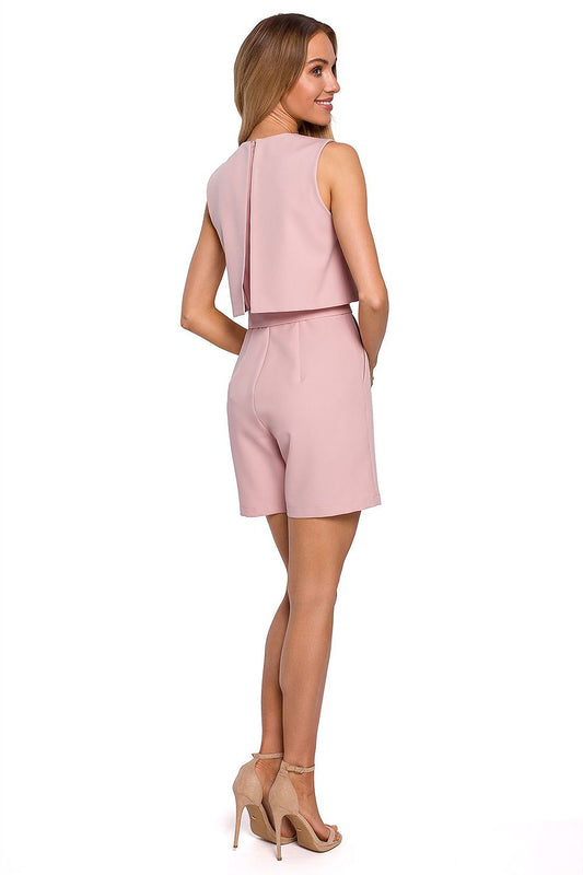   Kombinezon Damski Model MOE574 Powder Pink - Moe 