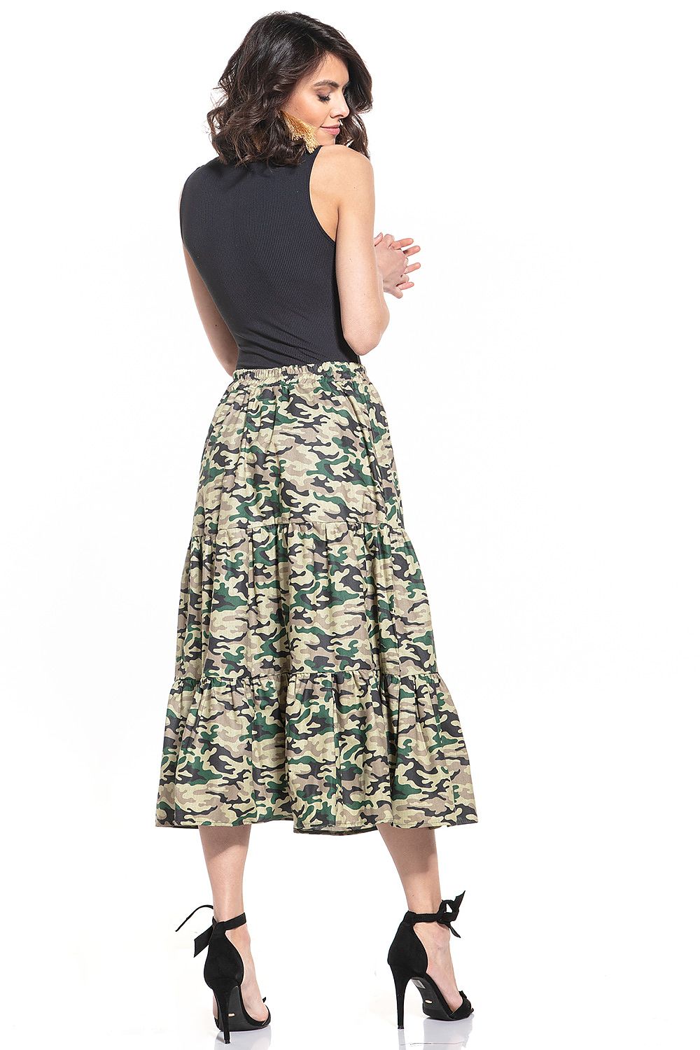  Spódnica Model T345/5 Dark Moro - Tessita 