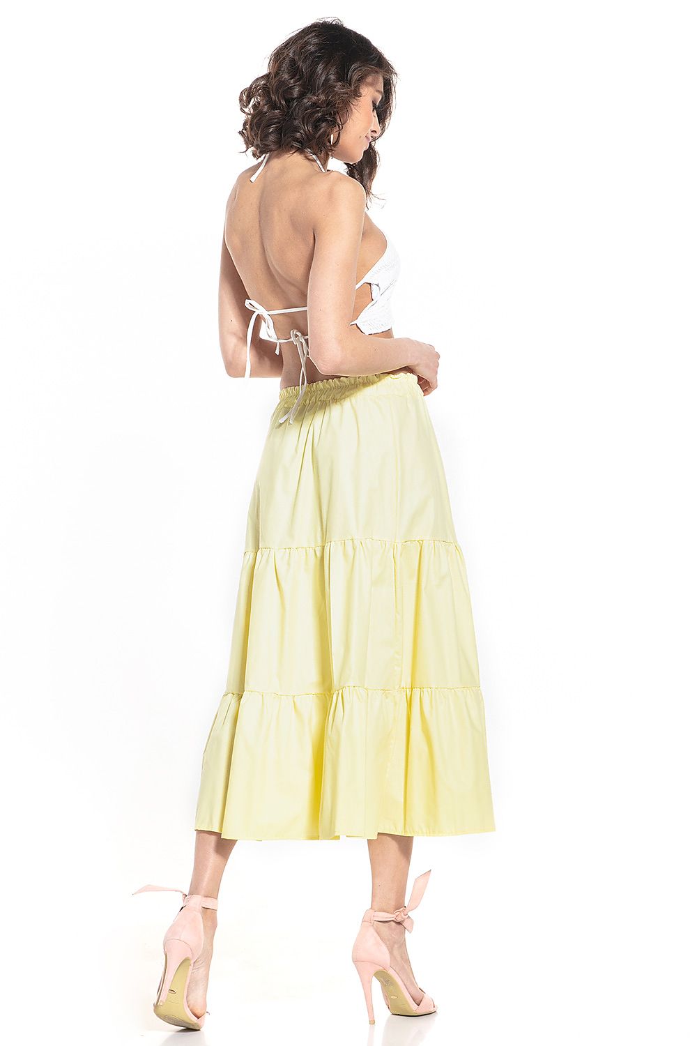  Spódnica Model T339/2 Yellow - Tessita 