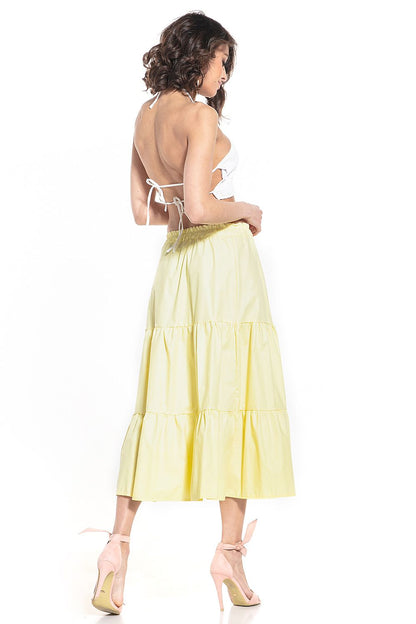  Spódnica Model T339/2 Yellow - Tessita 