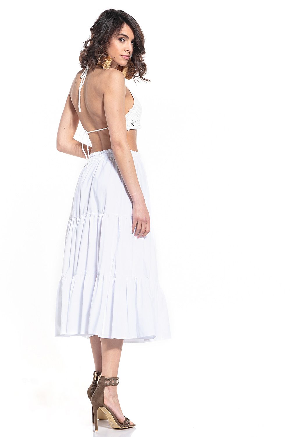  Spódnica Model T339/1 White - Tessita 