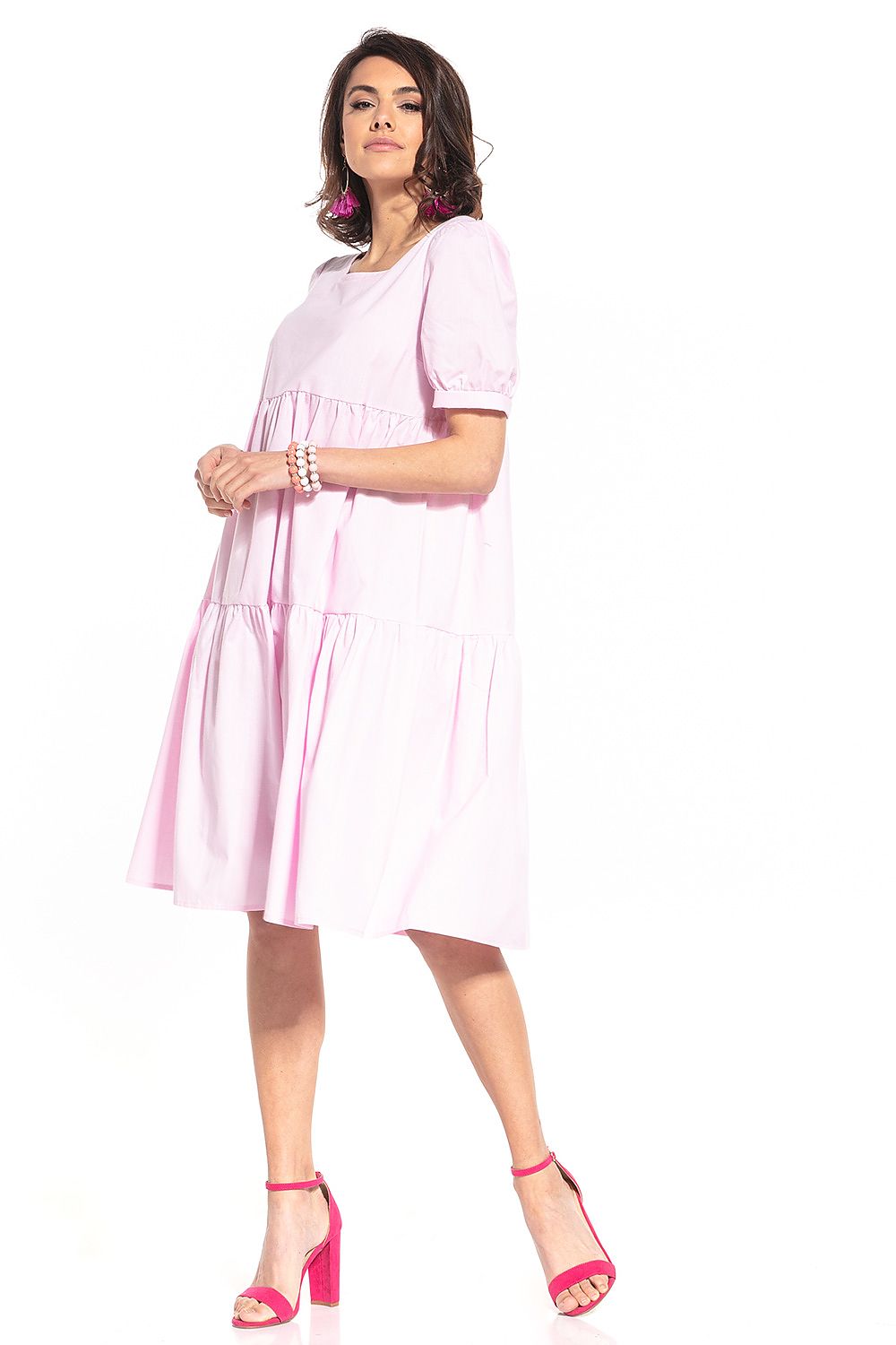  Sukienka Model T338/3 Pink - Tessita 