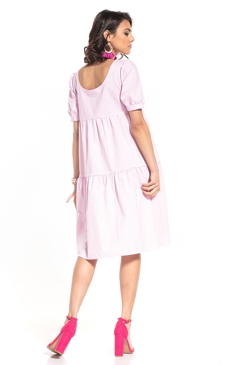  Sukienka Model T338/3 Pink - Tessita 