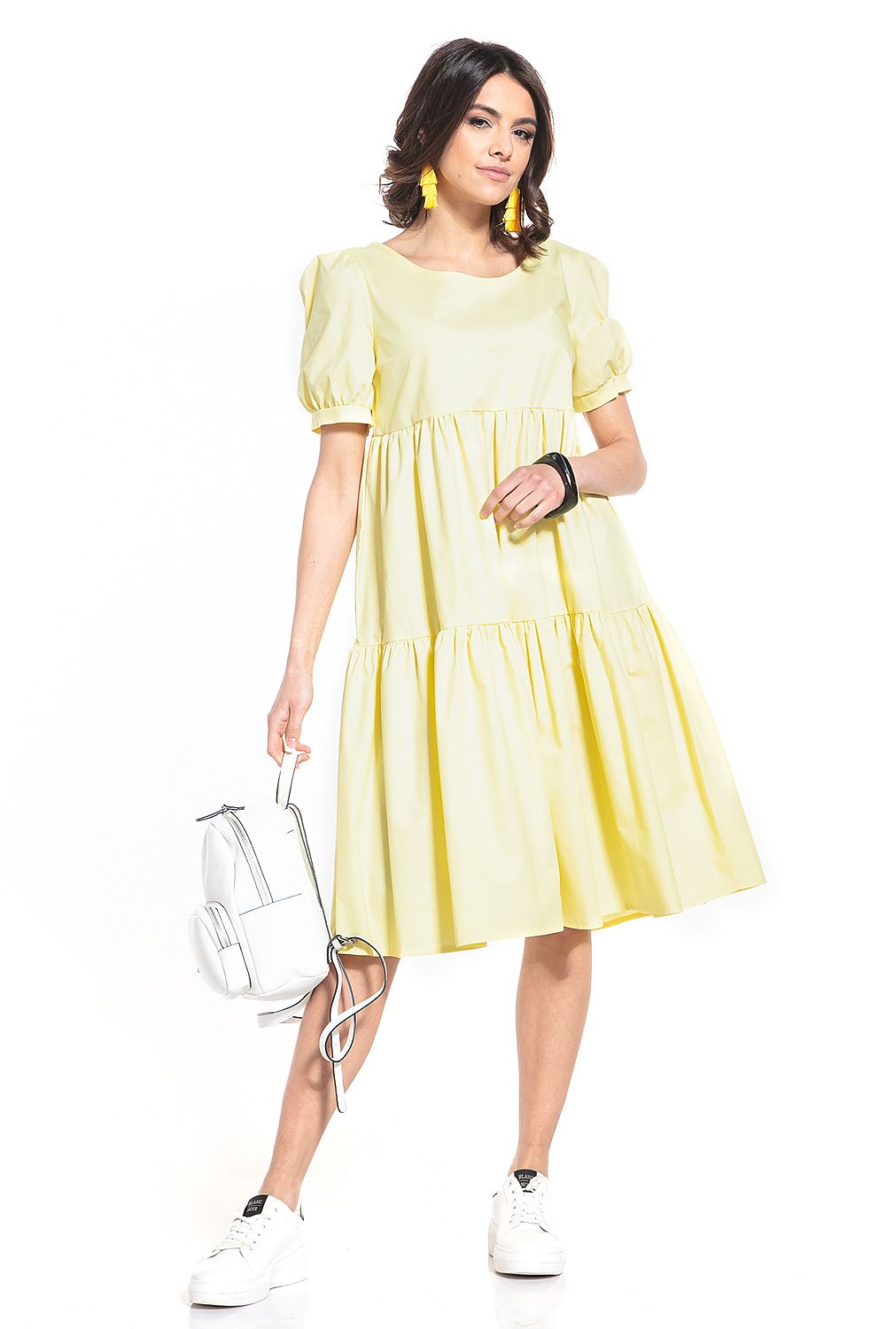  Sukienka Model T338/2 Yellow - Tessita 