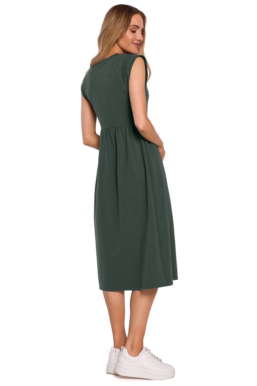  Sukienka Model MOE581 Militare Green - Moe 