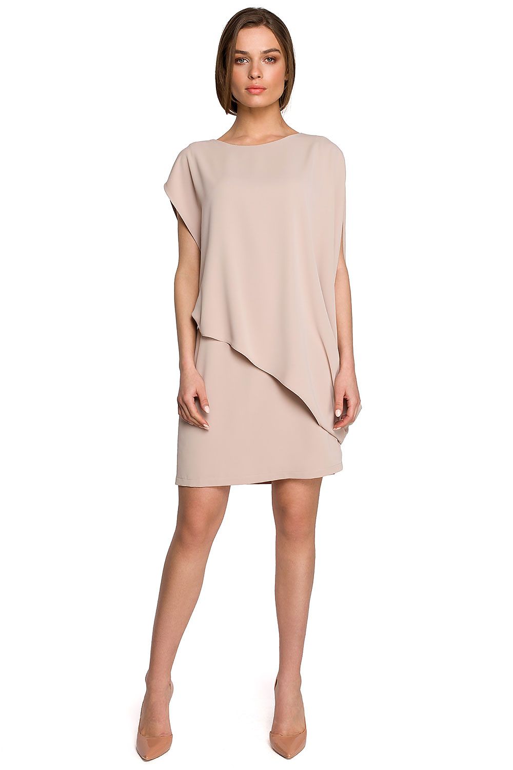  Sukienka Model S262 Beige - Stylove 