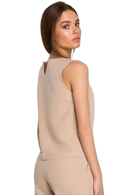   Bluzka Model S257 Beige - Stylove 