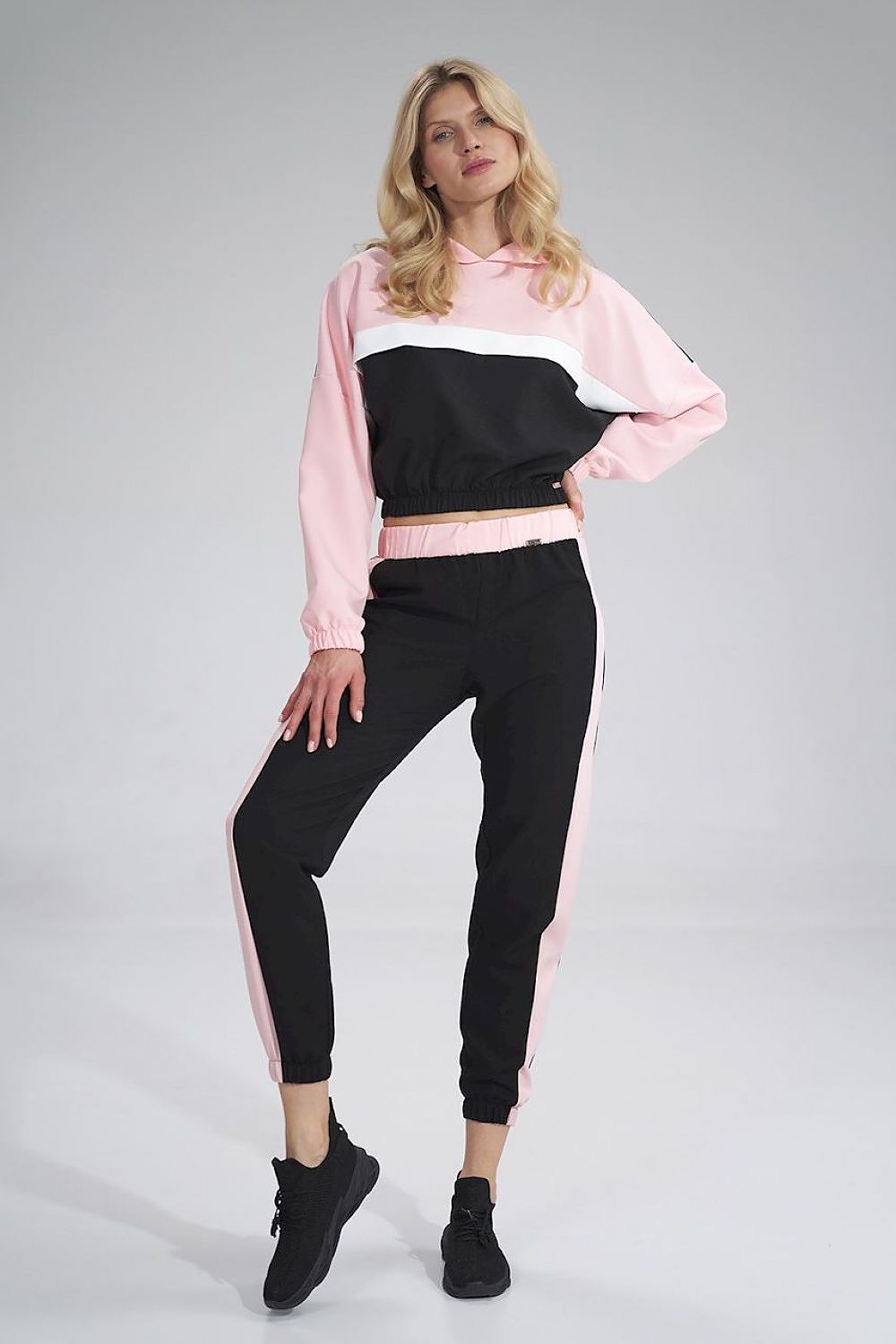   Bluza Damska Model M757 Black/Pink - Figl 
