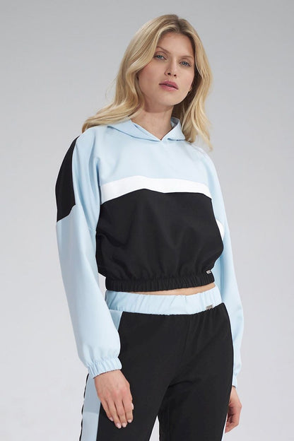   Bluza Damska Model M757 Black/Blue - Figl 
