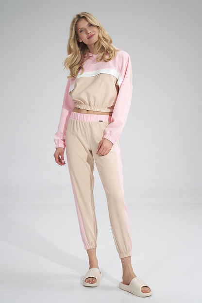   Bluza Damska Model M757 Beige/Pink - Figl 