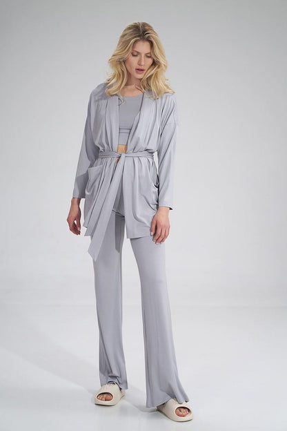   Bluza Damska Model M750 Light Grey - Figl 