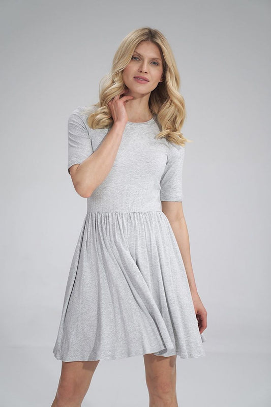  Sukienka Model M751 Grey Melange - Figl 