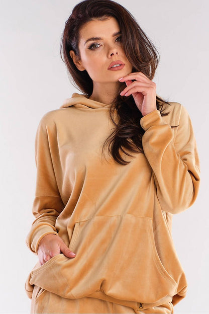   Bluza Damska Model A420 Beige - awama 