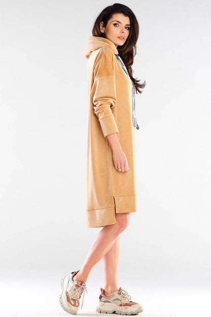  Sukienka Model A413 Beige - awama 
