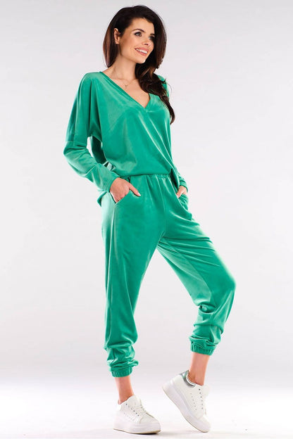   Bluzka Damska Model A417 Green - awama 