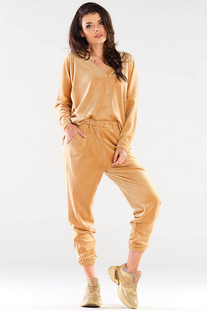   Bluzka Damska Model A417 Beige - awama 